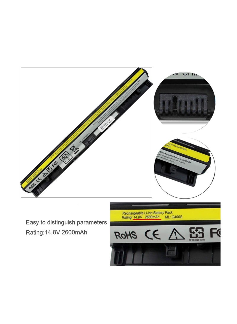 Replacement Laptop Battery Compatible for Lenovo G40 G40-45 G40-70M G40-80 G50 G50-45 G50-70M G50-80 Z50-30 Z50-70 Z40-70 L12L4A02