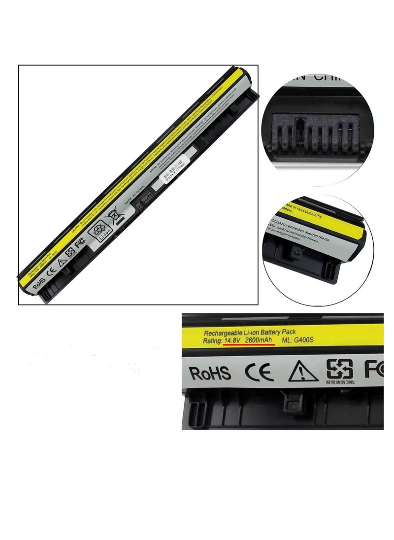 Replacement Laptop Battery Compatible for Lenovo G40 G40-45 G40-70M G40-80 G50 G50-45 G50-70M G50-80 Z50-30 Z50-70 Z40-70 L12L4A02