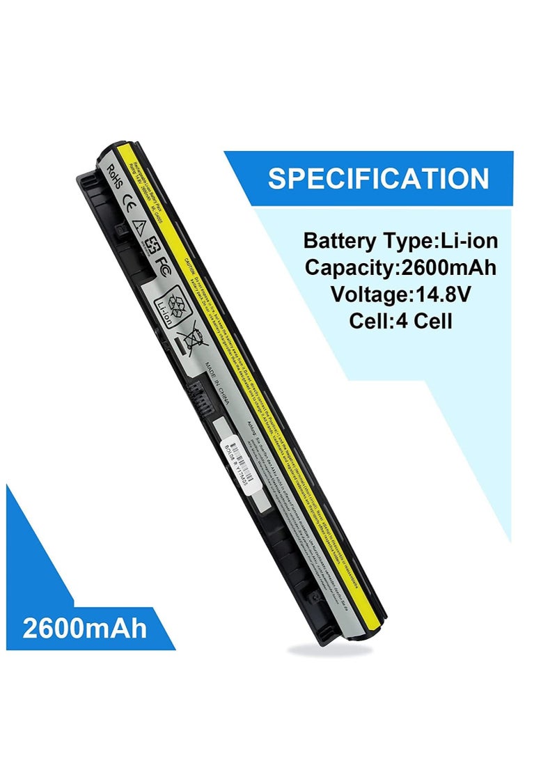 Replacement Laptop Battery Compatible for Lenovo G40 G40-45 G40-70M G40-80 G50 G50-45 G50-70M G50-80 Z50-30 Z50-70 Z40-70 L12L4A02