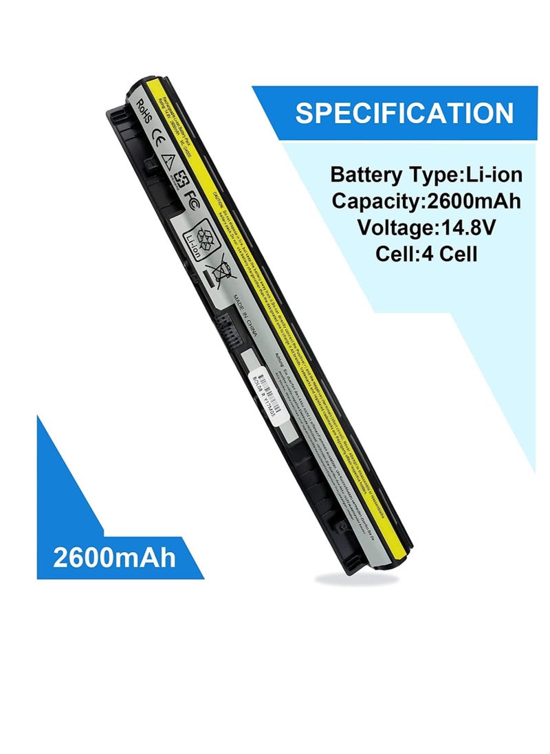 Replacement Laptop Battery Compatible for Lenovo G40 G40-45 G40-70M G40-80 G50 G50-45 G50-70M G50-80 Z50-30 Z50-70 Z40-70 L12L4A02