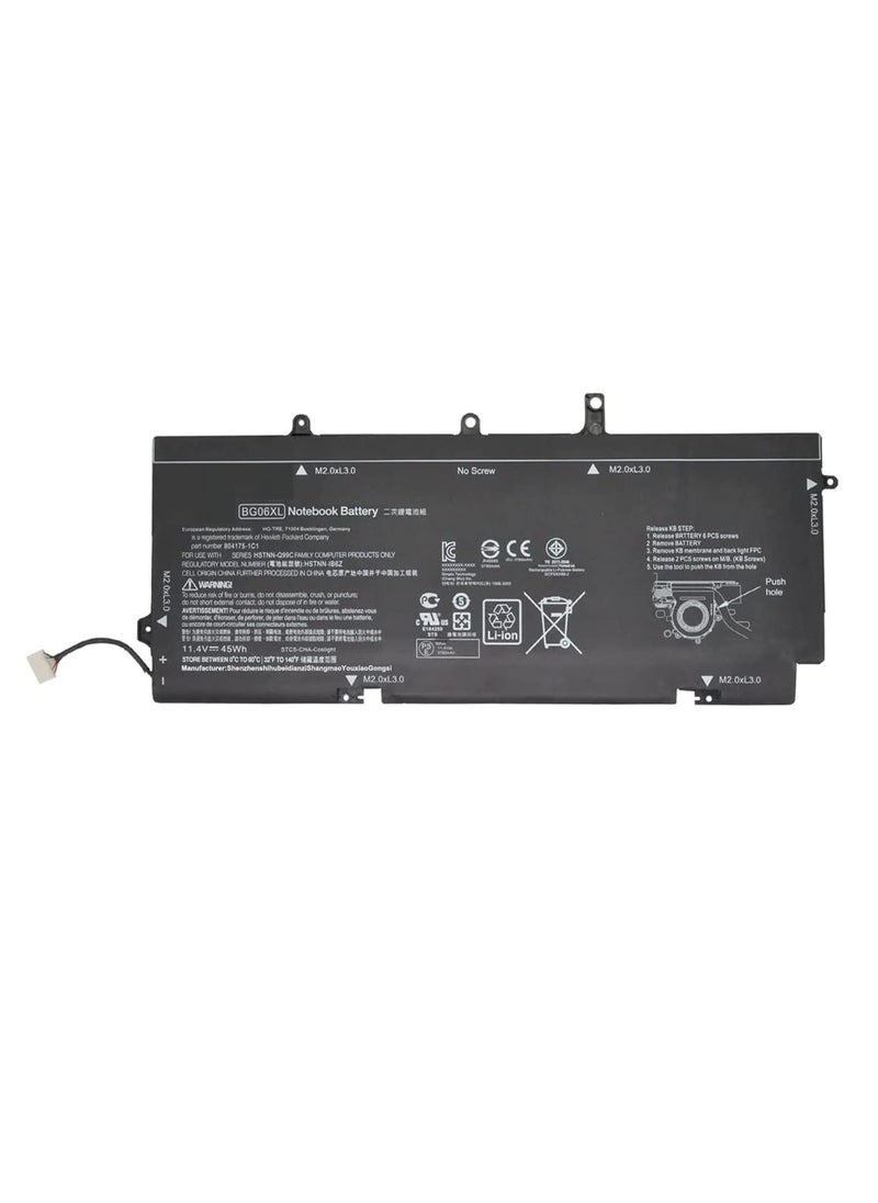 BG06XL Battery FOR HP EliteBook Folio 1040 G3 804175-1B1 804175-1C1 HSTNN-IB6Z（11.4V 45Wh)