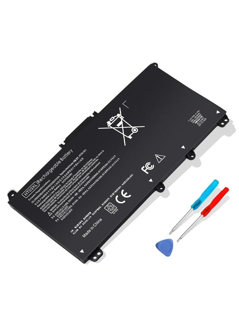 HT03XL L11119-855  Battery Replacement for HP Pavilion 14-CE 14-CF 14-DF 15-CS 15-DA 15-DB 15-DW 17-by 17-CA Series 15-CS0053CL 15-DW0033NR 15-DA0014DX L11421-542 L11421-