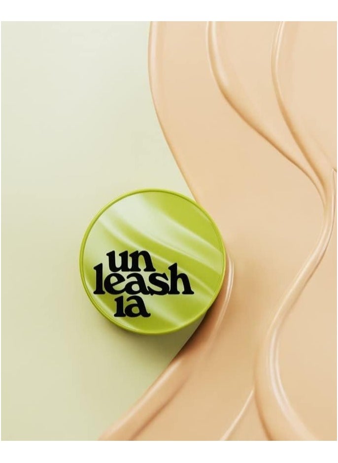 UNLEASHIA Satin Wear Healthy-Green Cushion (18C Seashell)