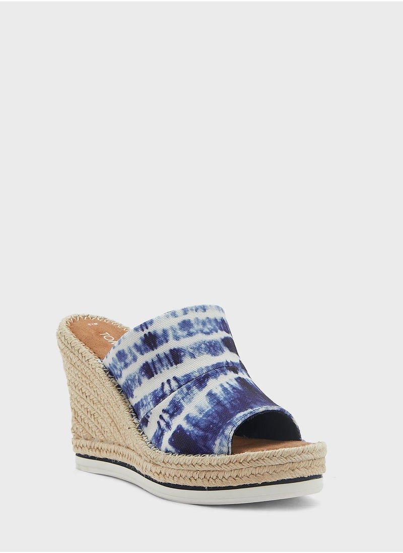 Monica Mule Wedge Sandals