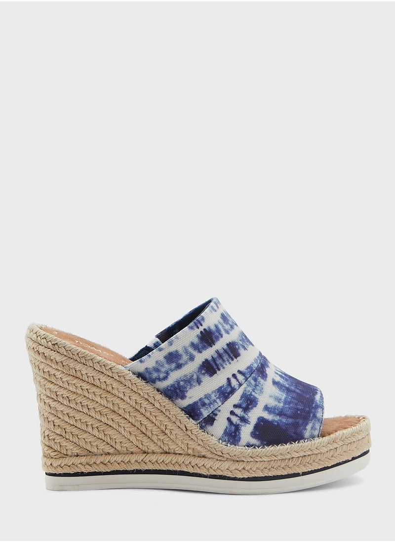 Monica Mule Wedge Sandals