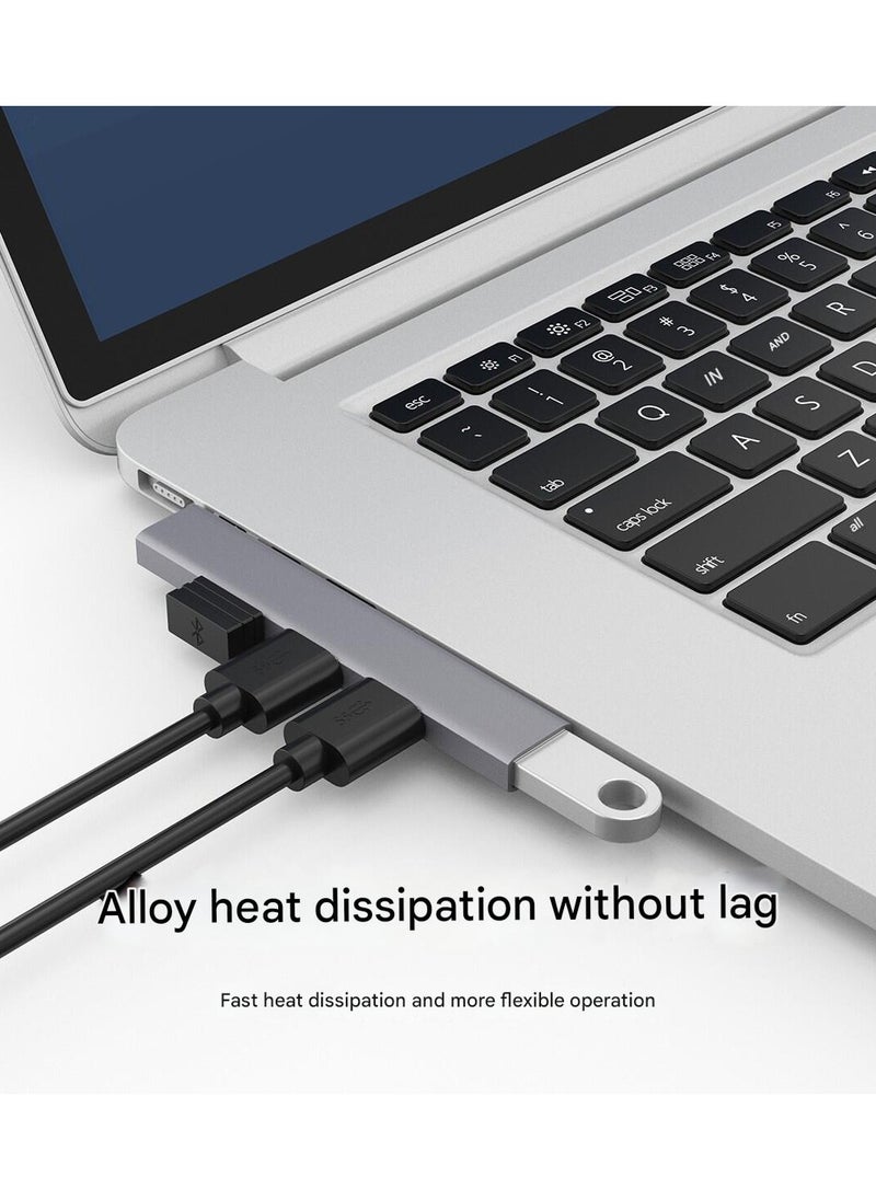 USB 3.0 Hub for Laptop, VIENON 4-Port Wireless USB Hub USB Splitter USB Expander for for MacBook, Mac Pro, iMac, Surface Pro,XPS, PS5, PC, Flash Drive, Mobile HDD(Left Side)