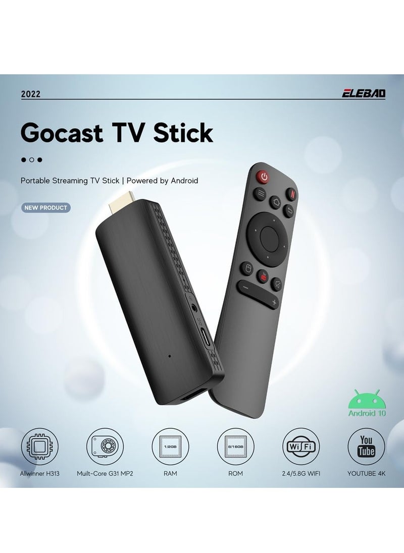 TV Stick TVR3 Remote Control 2GB RAM + 16GB ROM  1080P HDR 4K Portable Streaming Media Player