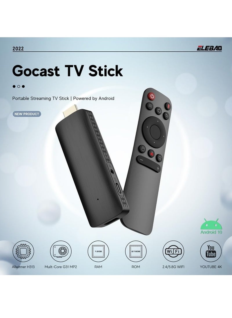 TV Stick TVR3 Remote Control 2GB RAM + 16GB ROM 1080P HDR 4K Portable Streaming Media Player