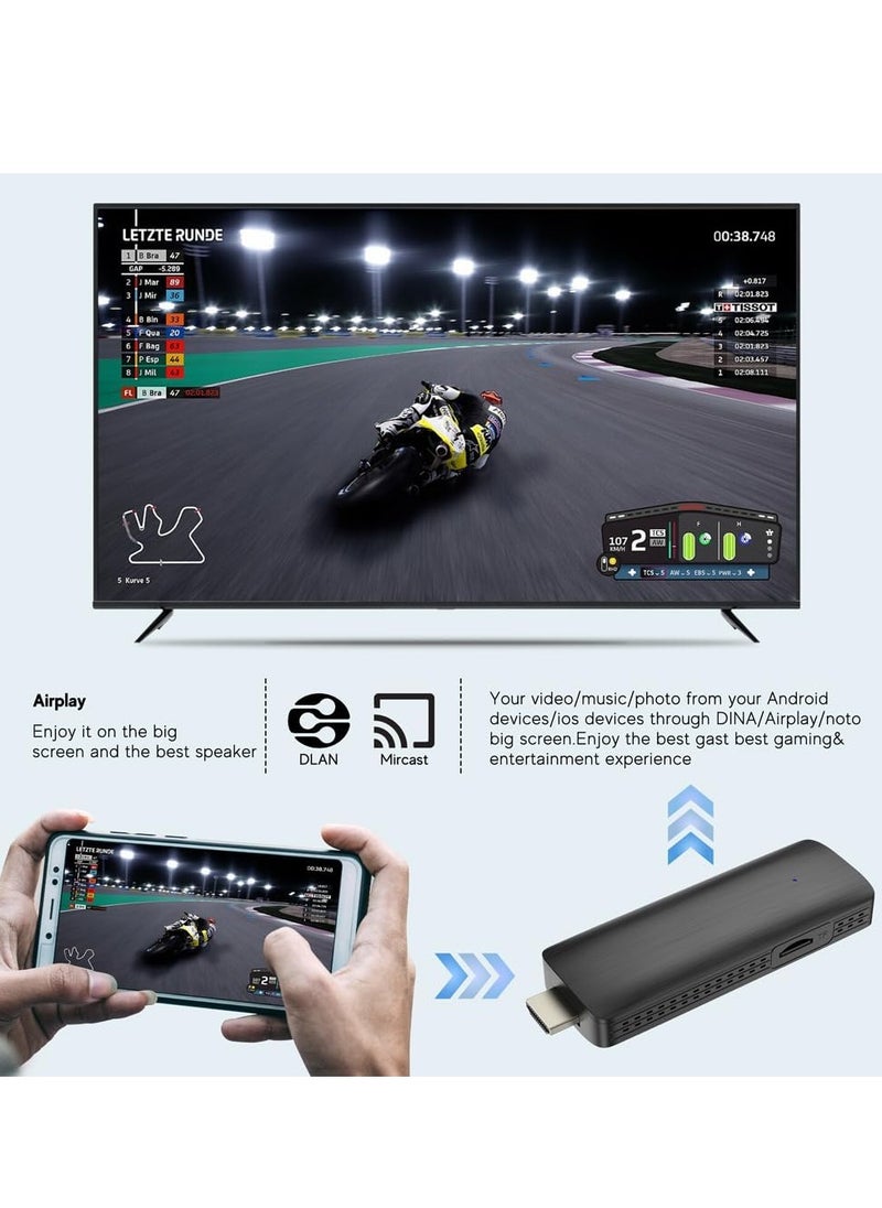 TV Stick TVR3 Remote Control 2GB RAM + 16GB ROM 1080P HDR 4K Portable Streaming Media Player