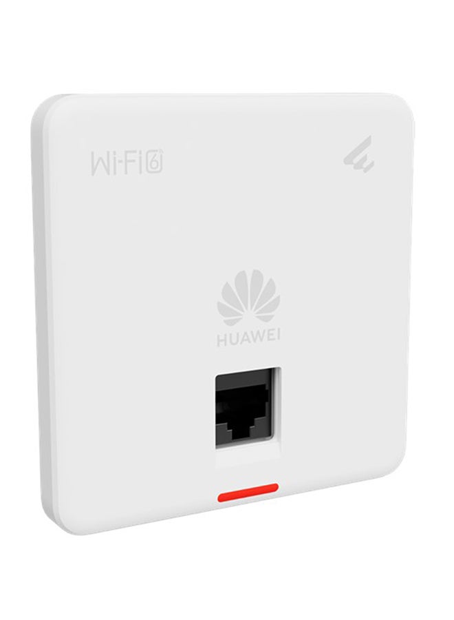 eKit AP160 Wall Plate Access Point | 802.11ax Wi-Fi 6 | 1.775 Gbps Speed | Dual-Radio | 20 dBm Transmit Power | Smart Antenna | Supports Up to 128 Users | 10m Optimal Coverage Range | Power over Ethernet (PoE) White