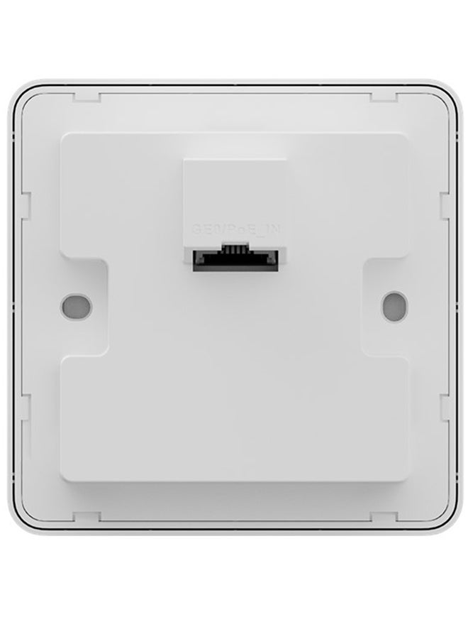 eKit AP160 Wall Plate Access Point | 802.11ax Wi-Fi 6 | 1.775 Gbps Speed | Dual-Radio | 20 dBm Transmit Power | Smart Antenna | Supports Up to 128 Users | 10m Optimal Coverage Range | Power over Ethernet (PoE) White