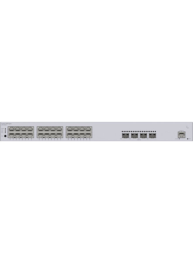S310-24P4X Switches, 24 x 10/100/1000BASE-T Ports, 4 x 10GE SFP+ Ports, AC Power Supply, PoE+, 95 Mpps Packet Forwarding Rate, 128 Gbit/s Switching Capacity Grey
