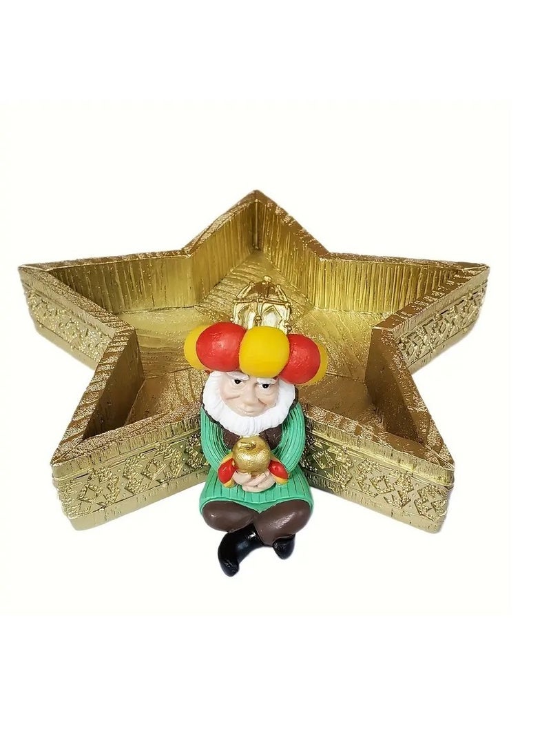 Eid Celebration Figurine - Multifunctional Resin Storage Box, Traditional Middle Eastern Design, Perfect for Ramadan & Home Decor