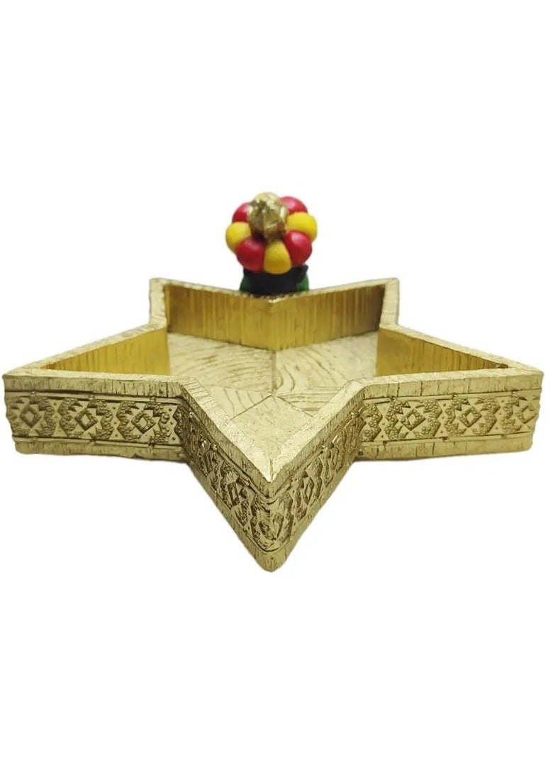 Eid Celebration Figurine - Multifunctional Resin Storage Box, Traditional Middle Eastern Design, Perfect for Ramadan & Home Decor