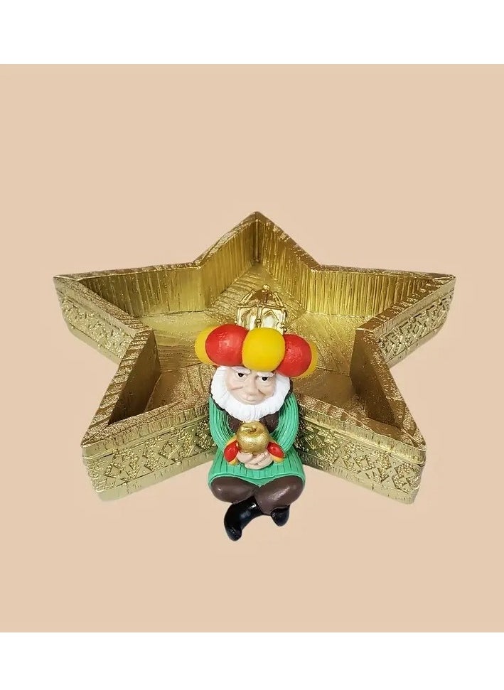 Eid Celebration Figurine - Multifunctional Resin Storage Box, Traditional Middle Eastern Design, Perfect for Ramadan & Home Decor