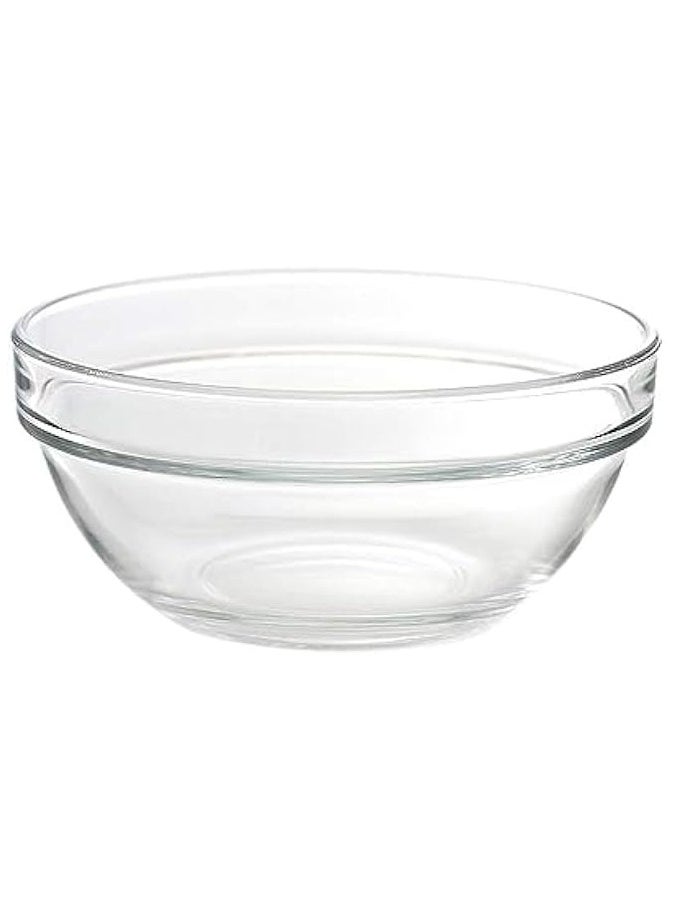 Bowl, Set Of 6, Clear, 6 Inch, P00625, Serving Bowl, Condiment Dish, Dipping Bowl, Appetizer Bowl, Side Bowl