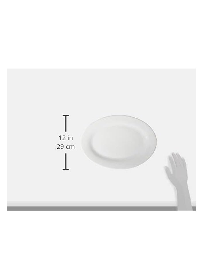 Porcelain Oval Serving Plate, 40 cm Size