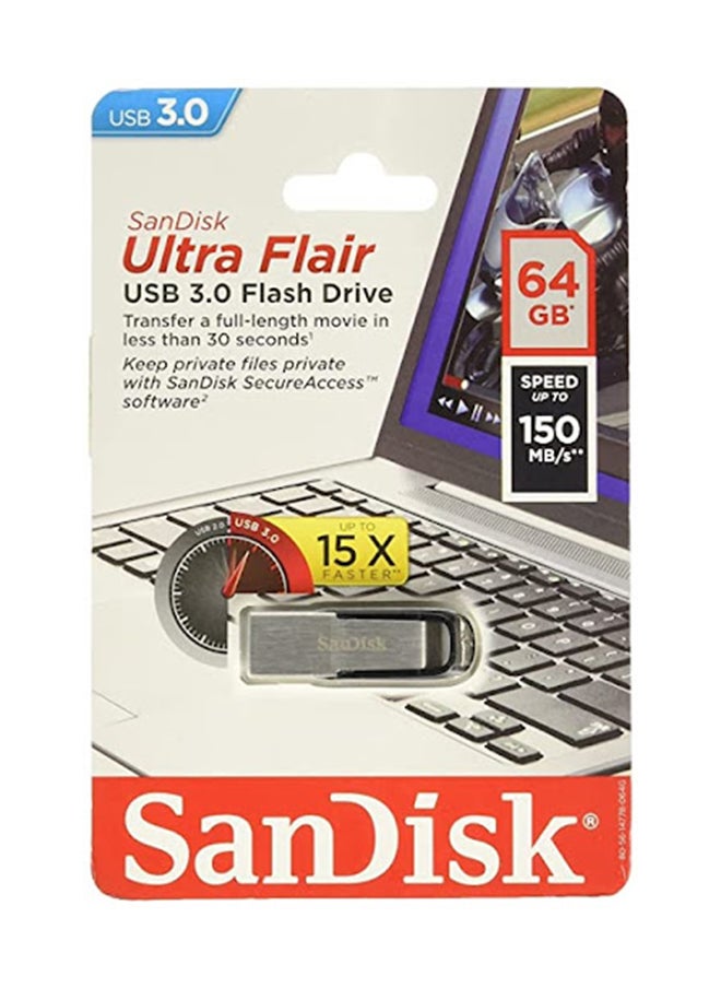 Ultra Flair USB 3.0 Flash Drive 64.0 GB