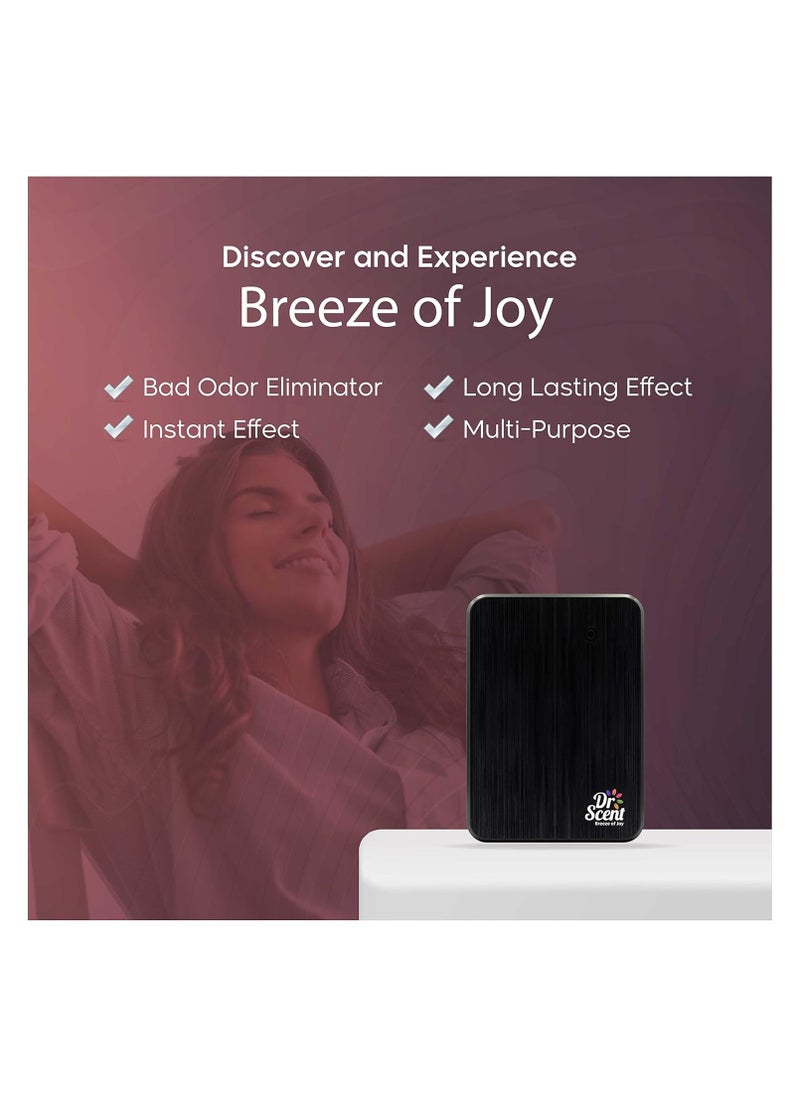 Dr Scent Breeze of Joy Essential Oil Smart Diffuser Fragrance Machine (Black)