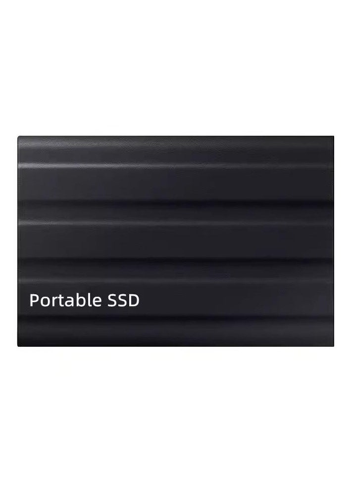 2TB Portable External Hard Drive, Mini SSD Hard Drives,Solid State External Drives,Computer Backup Drive,USB 3.1 to Type-C Support Data Storage Transfer for Windows XP PC Laptop and Mac(Black)