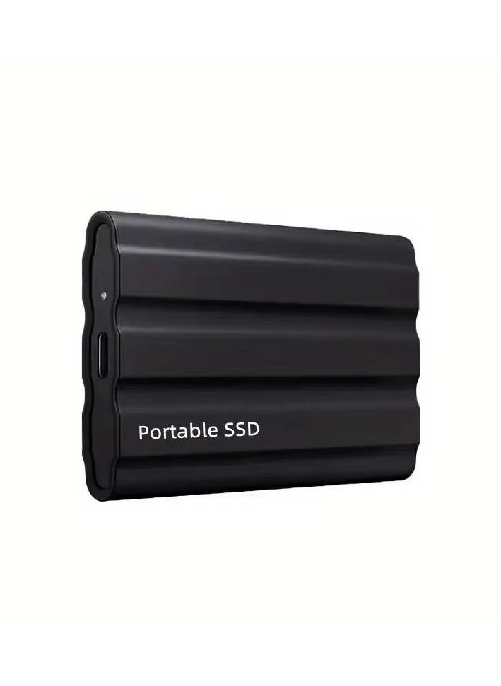 4TB Portable External Hard Drive, Mini SSD Hard Drives,Solid State External Drives,Computer Backup Drive,USB 3.1 to Type-C Support Data Storage Transfer for Windows XP PC Laptop and Mac(Black)