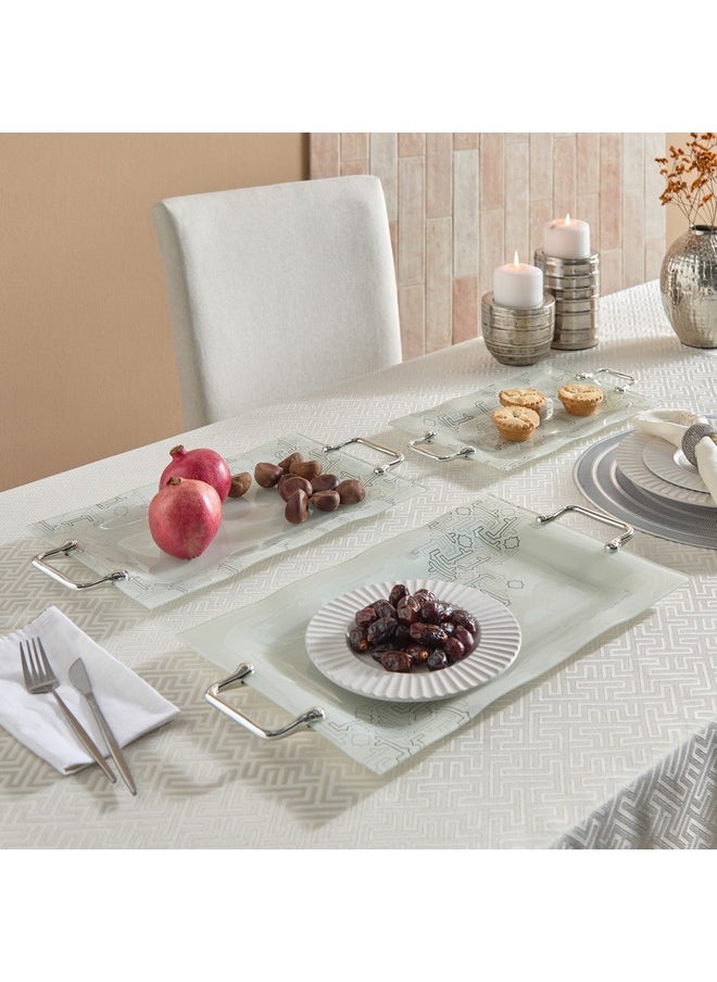 Skyline Mirage 3-Piece Tray Set 54 x 4 x 29.5 cm