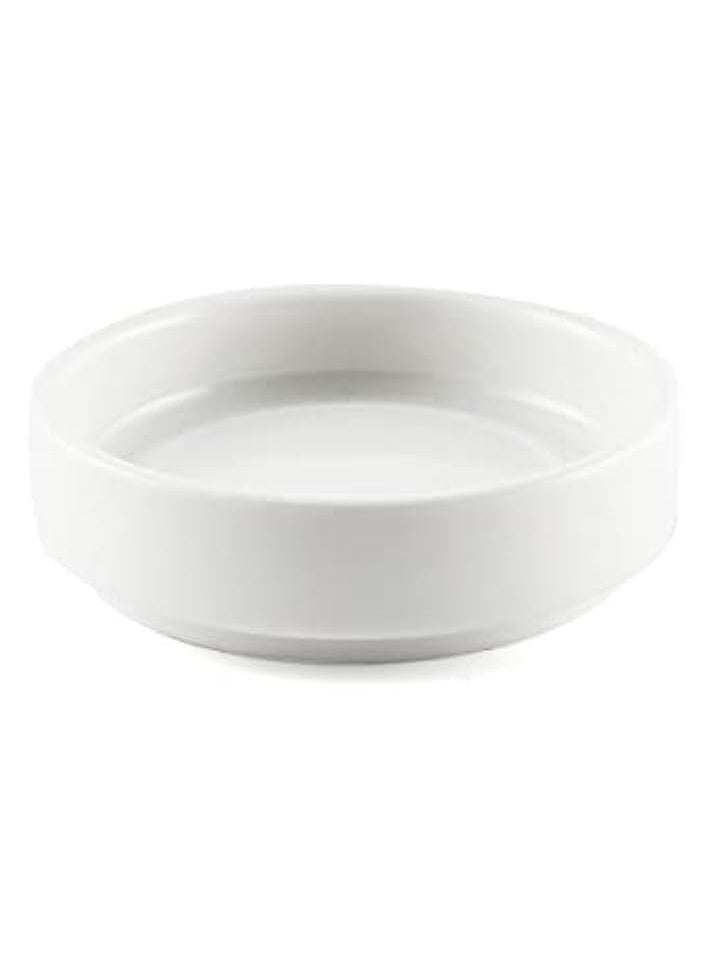 Porcelain Straight Round Dish, 7.5 cm Size