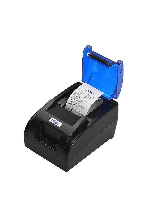 HOIN USB Portable 58mm Thermal Receipt Printer Ticket Bill Wired Printing Support Cash Drawer Compatible with ESC/POS for Windows/Linux/Android Systems for Supermarket Store Business