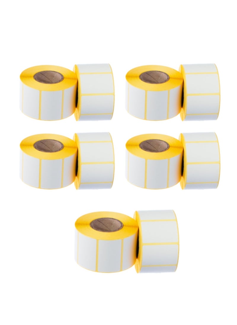 10 Rolls - 50mm x 25mm Barcode Label Sticker Direct Thermal 1000 Labels Per Roll