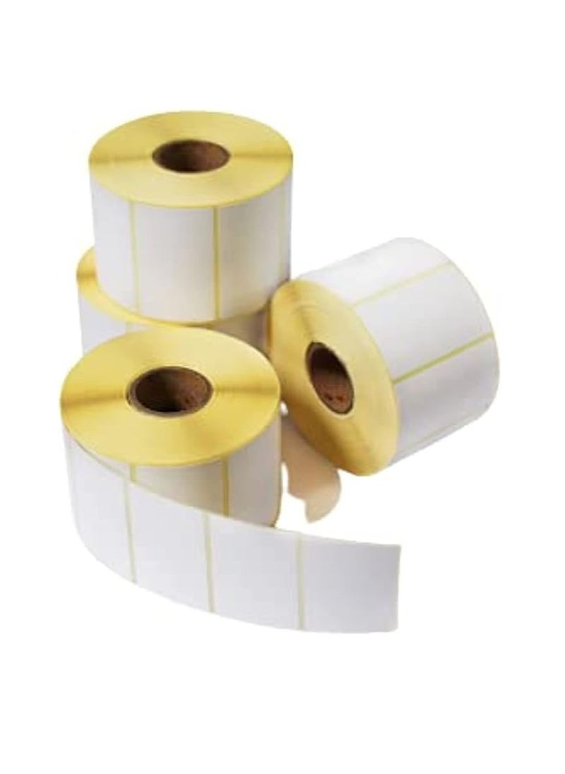 12 Rolls - 50mm x 25mm Barcode Label Sticker Direct Thermal 1000 Labels Per Roll