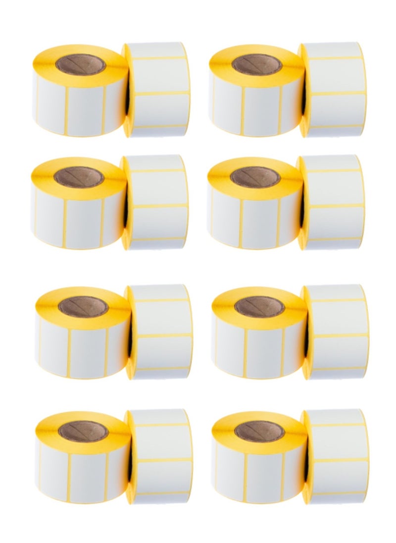 16 Rolls - 50mm x 25mm Barcode Label Sticker Direct Thermal 1000 Labels Per Roll