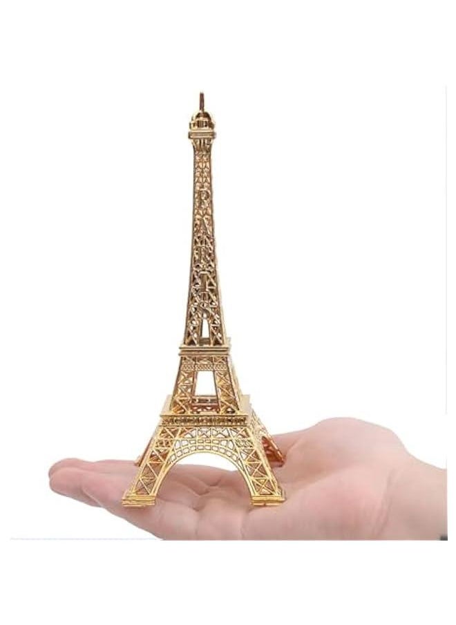 Eiffel Tower Statue Decor, Mini Metal Eiffel Tower Model Figurine, French Eiffel Tower Decoration for Souvenirs, Cake Table Decor, Gifts, Party, Home Decoration