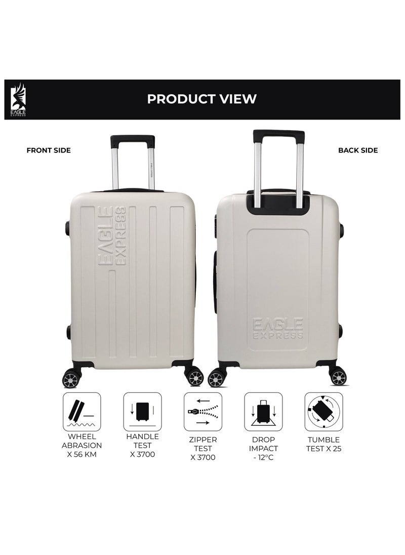 VENTURE ABS HARD TROLLEY 20 inch WHITE