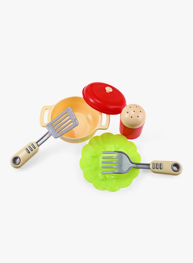 Kitchen Cooking Toy Set With Light And Sound Effect