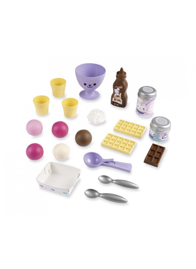 Gabby's Dollhouse Ice Cream Factory Toy Kitchen Set