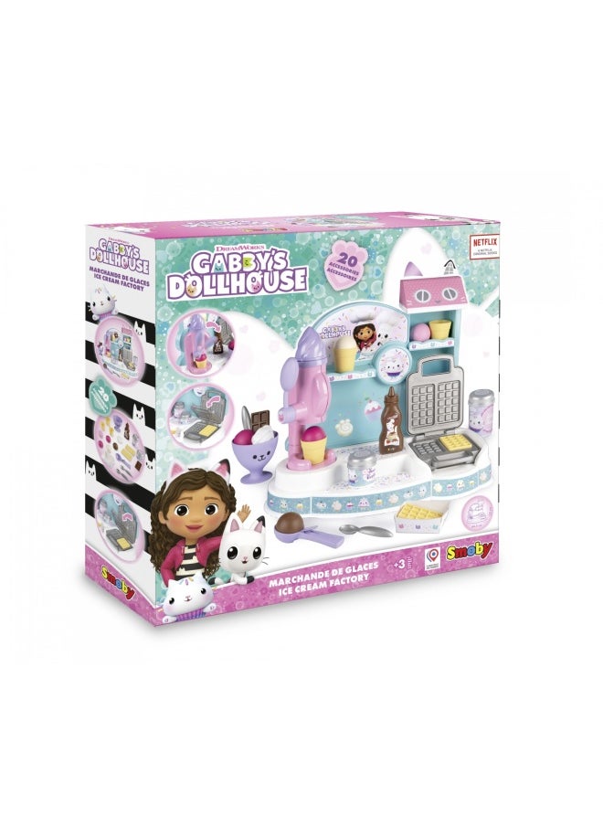 Gabby's Dollhouse Ice Cream Factory Toy Kitchen Set