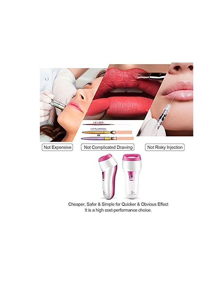 Lip Plumper Device - Automatic Fuller Lip Plumper Device USB Charging, Portable Size, 2 Styles for Lips Makeup