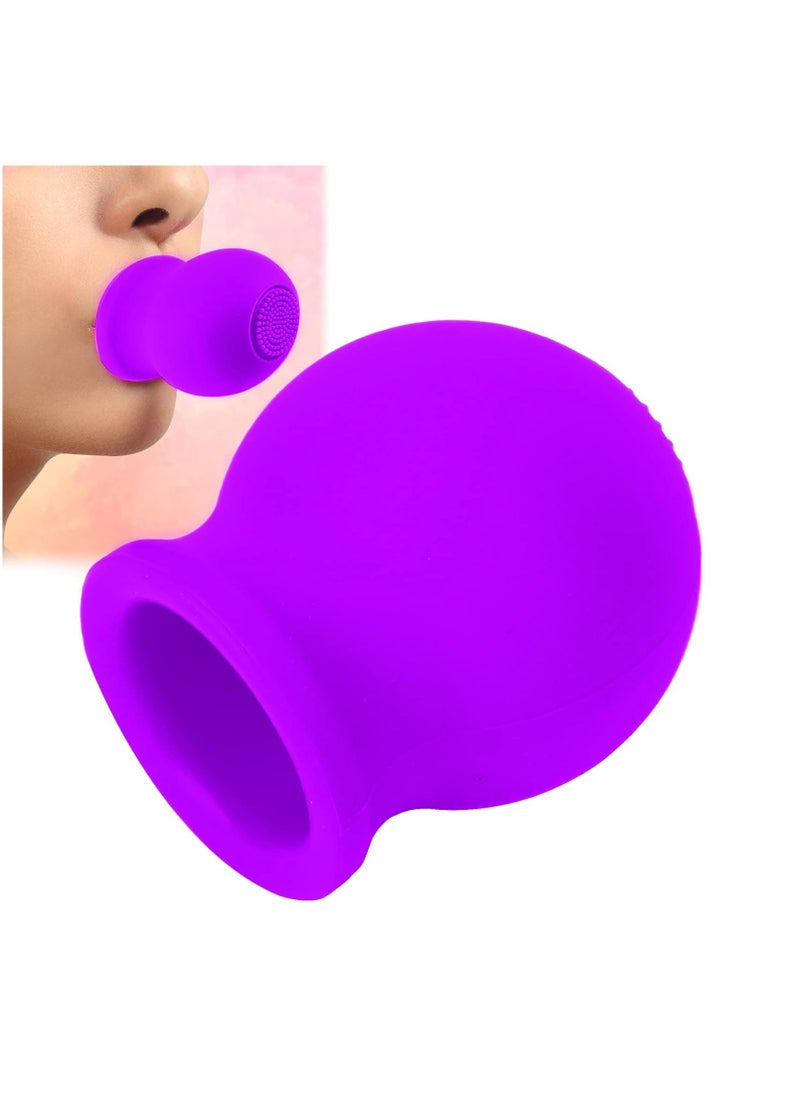 Lip Plumper Device, Lips Enhancer Lip Vacuum Suction Beauty Bigger Mouth Quickly Face Clean Massage Silicone Lip Pump with Brush()