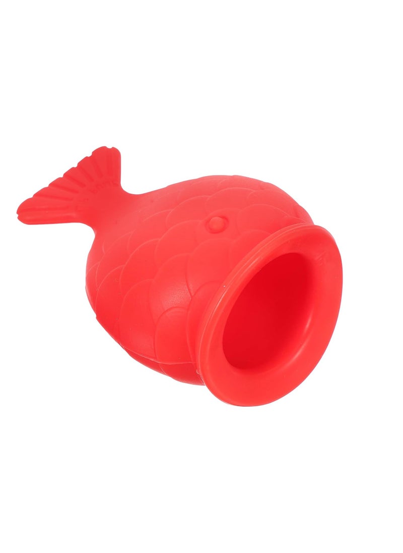 Silicone Fish Lip Filler (red) Tools Reusable Lip Enhancer Lip Silicone Plumper Lip Plumping Device Lip Suction Plumper Womens Lip Plumper Lip Silicone Plumping Device