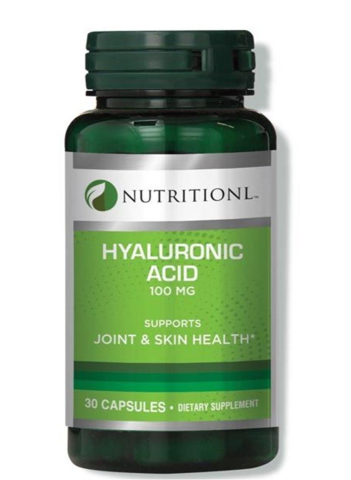 Nutritionl Hyaluronic Acid Caps 30's