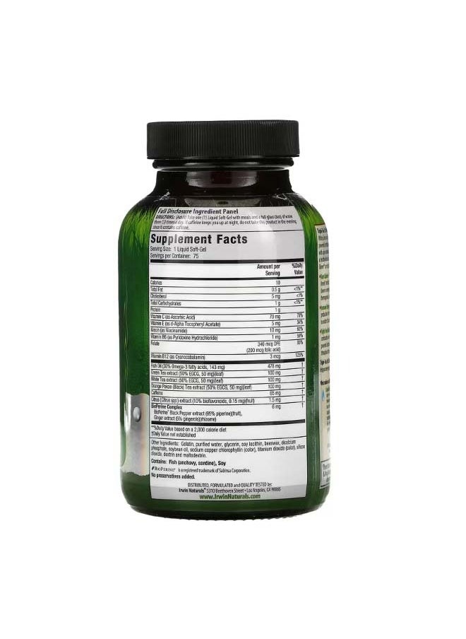 TripleTea Fat Burner 75 Liquid Softgels