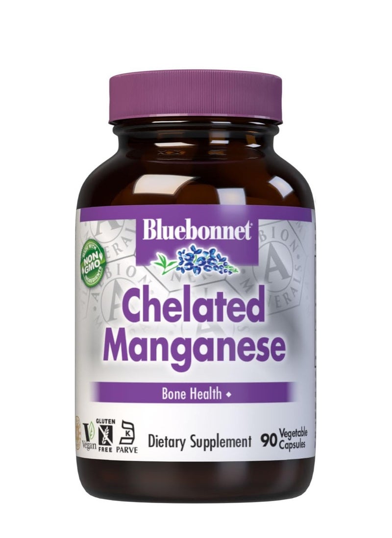 Albion Chelated Manganese, Amino Acid Chelate, Soy, Dairy & Gluten-Free, Non-GMO, Kosher Certified, Vegan, 90 Count