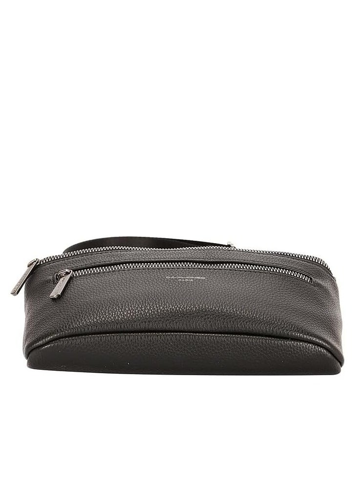 women's fanny pack bag in model CM6845-1- David Jones Waiste And Shoulder Sport Style Fanny Pack Color Black