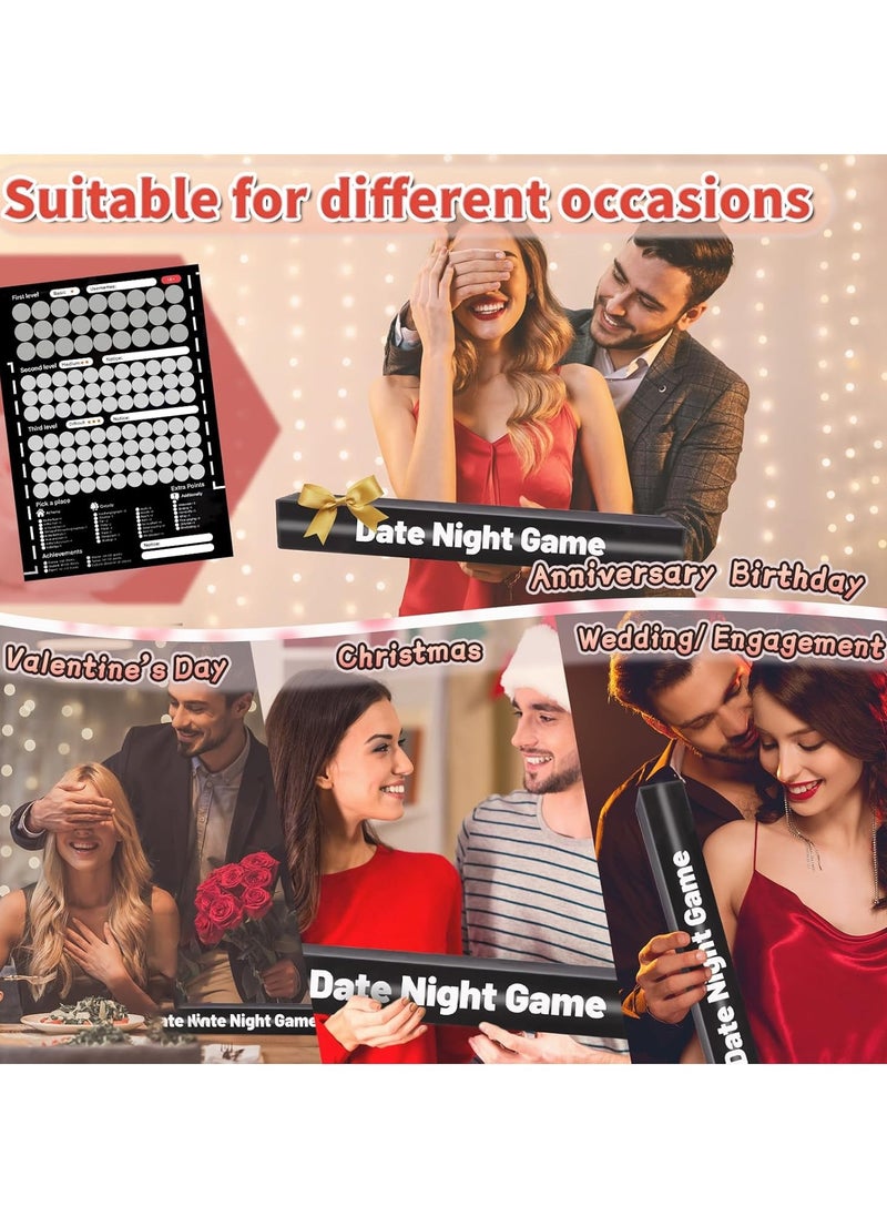 Scratch Off Poster with 104 Positions 20 Questions and 30 Hot Extra Tasks for Couples 169 Love Tasks Date Night Ideas Conversations