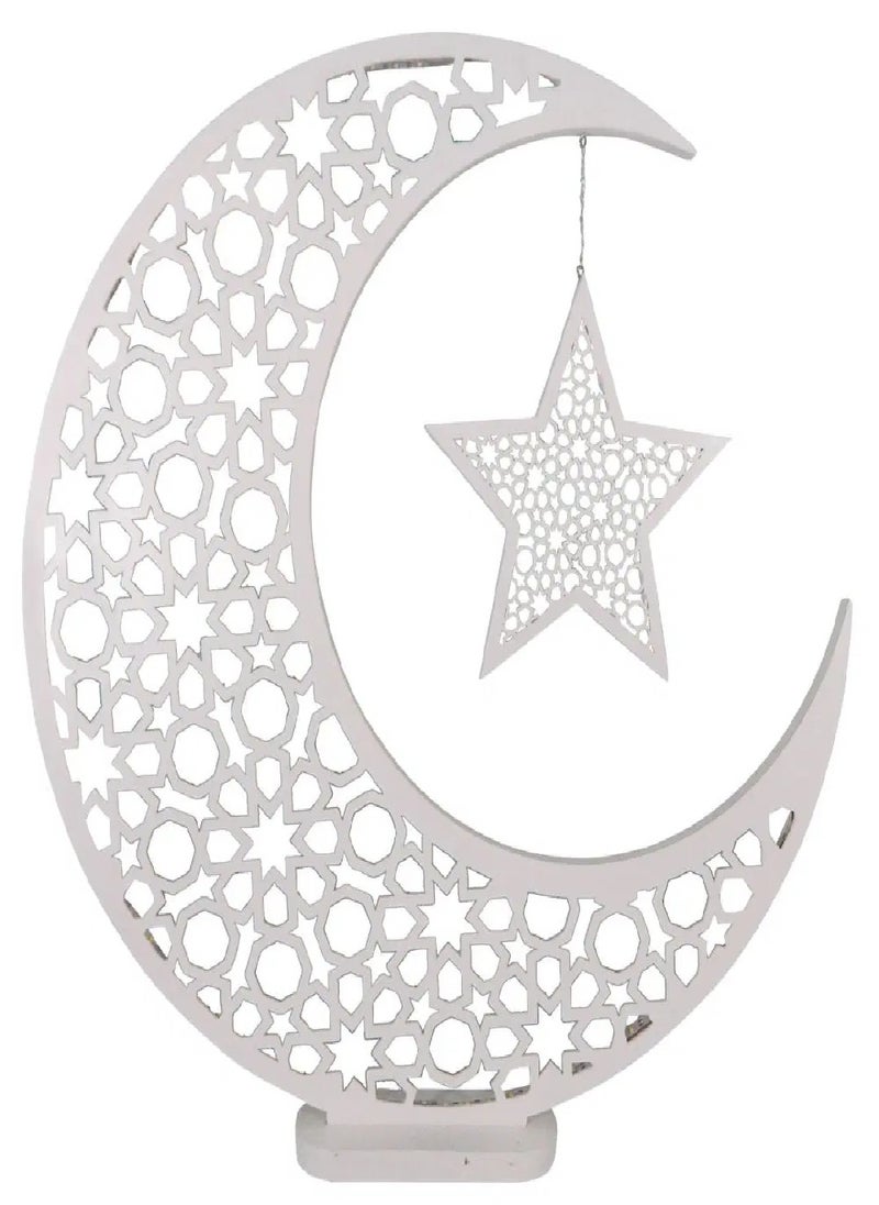 Large Geometric Moon & Star - 2ft, for Occassions like Ramadan