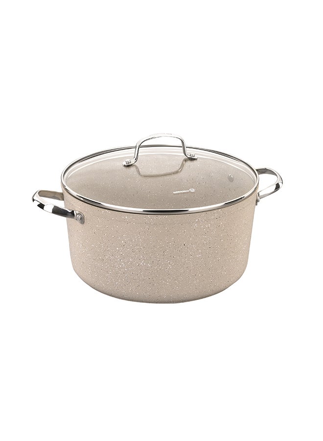 Granita Alu. Stainless Steel Casserole Pot 5.0l Granite