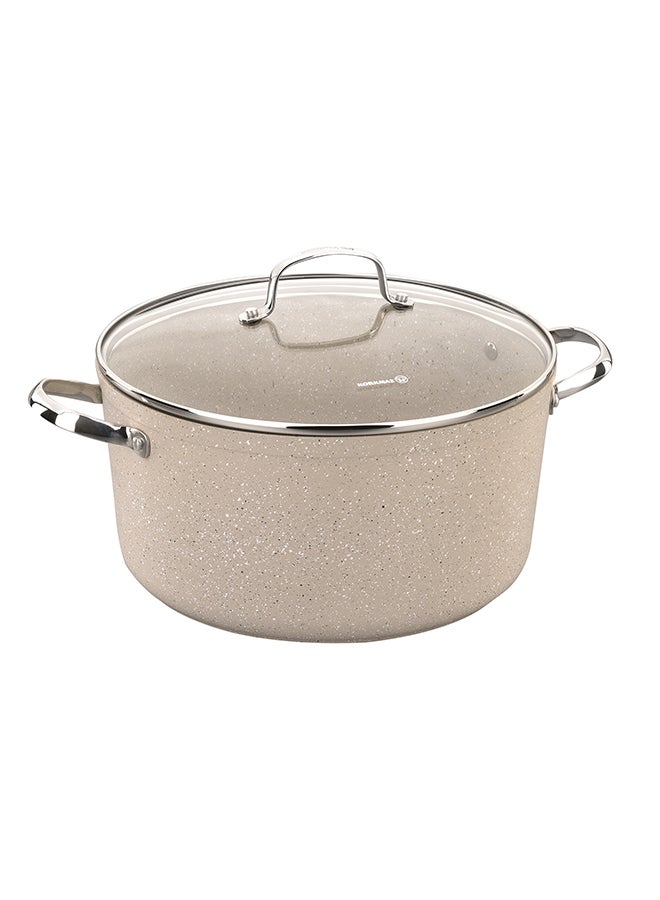 Granita Alu. Stainless Steel Casserole Pot 3L Granite