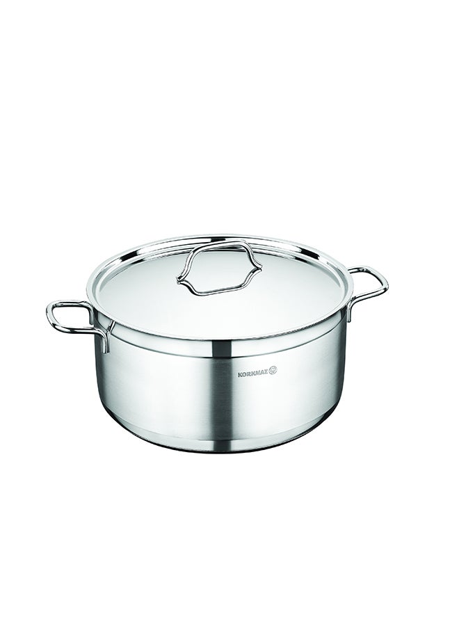 Alfa Stainless Steel Casserole Pot 5.5 l Silver