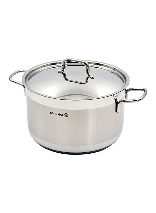 Alfa Stainless Steel Casserole Pot 2.5 l Silver