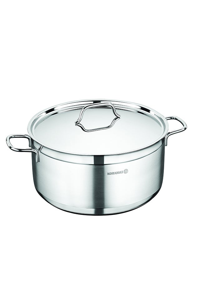 Alfa Stainless Steel Casserole Pot 3.5 l Silver